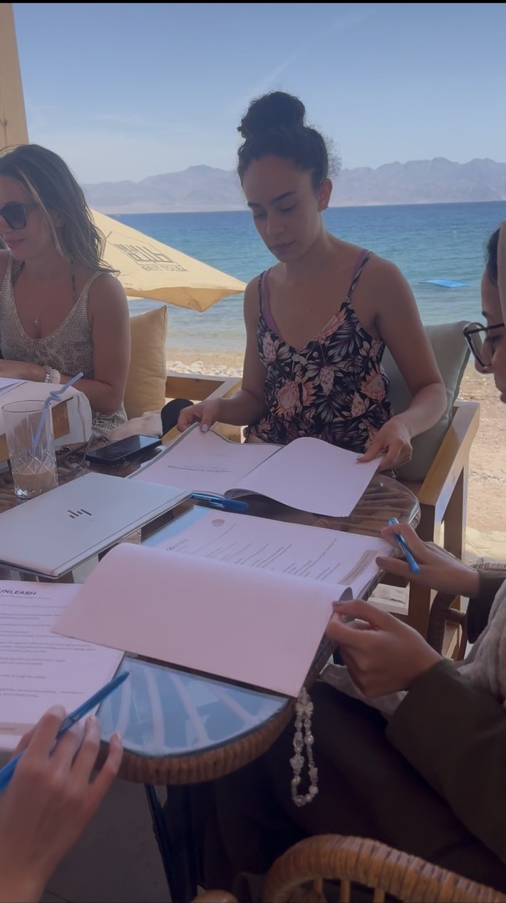 Guided conversations at an UNLEASH retreat