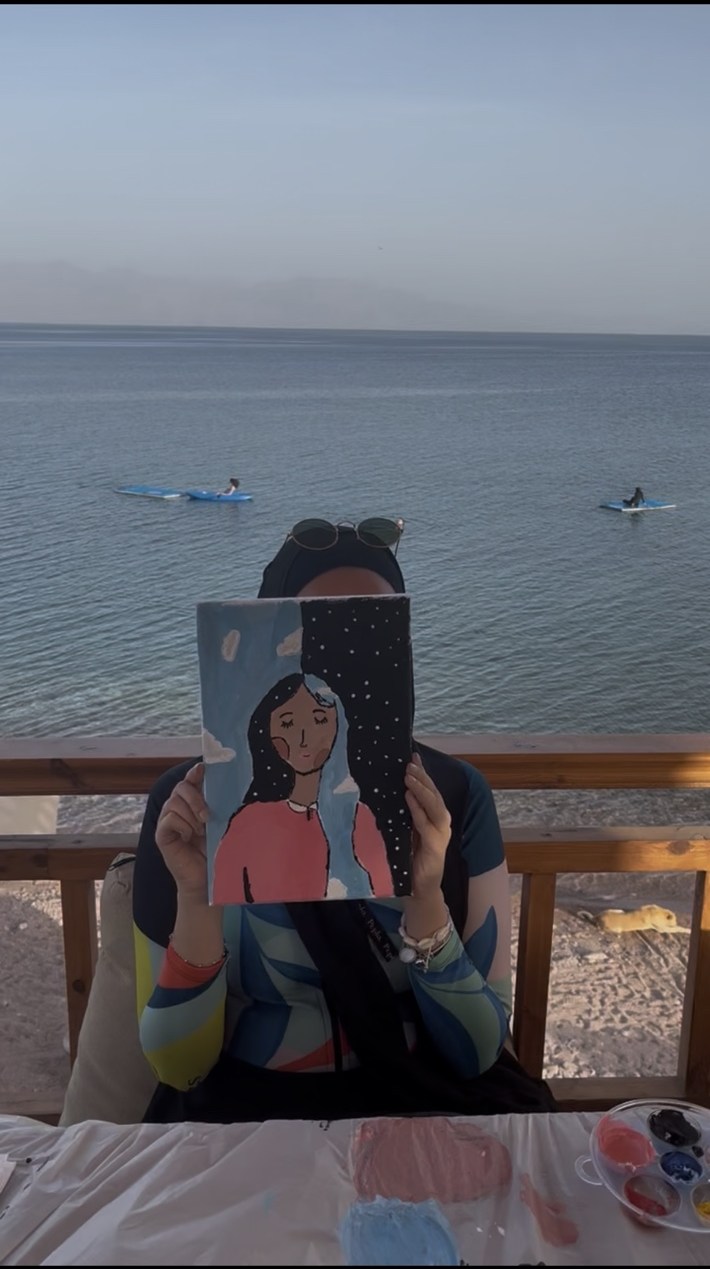 Art by the sea at an UNLEASH retreat